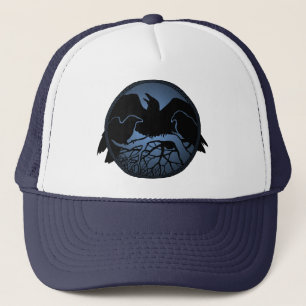 Raven Art Boné Bird Crow Hats Raven Gifts