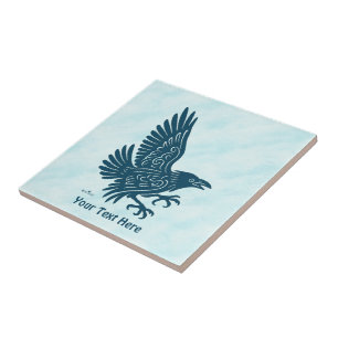 Raven azul dançante