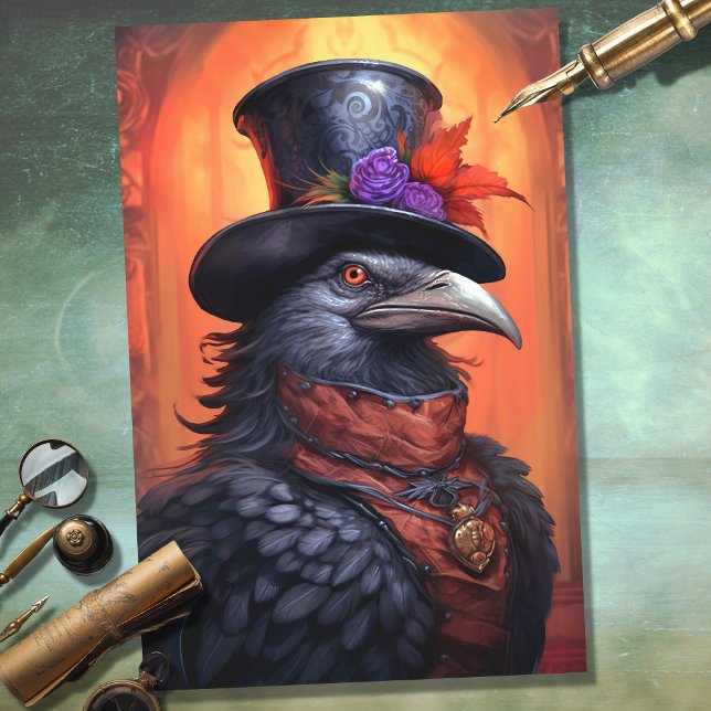 Raven com o papel de dissociação do Top Hat 2 (Criador carregado)
