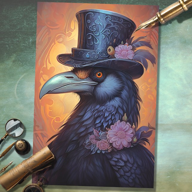 Raven com papel de dissociação do Top Hat 3 (Criador carregado)
