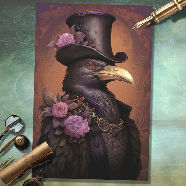 Raven com papel de dissociação do Top Hat 4 (Criador carregado)