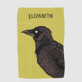 Raven Creepy Crow Bright Gothic Art Name
