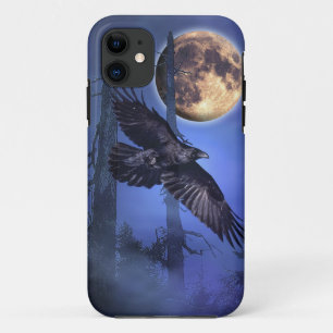 Raven e Moon Fantasy capas de iphone da vida selva