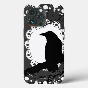 Raven Lace B & W