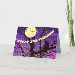 Raven, Lua, Sol, Estrelas, Cartão de Aniversário