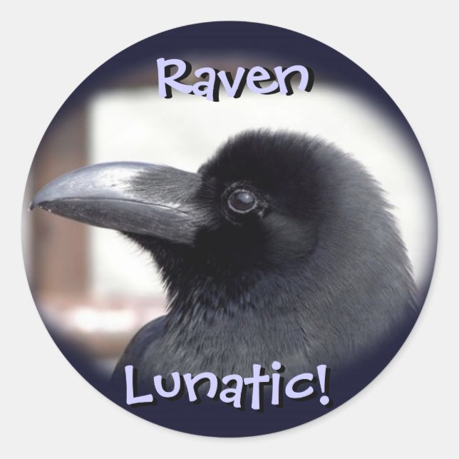 Raven Lunatic! Adesivos (Frente)