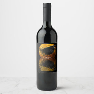 Raven & Ouro Moon - Etiquetas de Vinho Personaliz