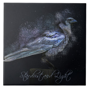 Raven Stardust Magic Witchcraft Azulejo