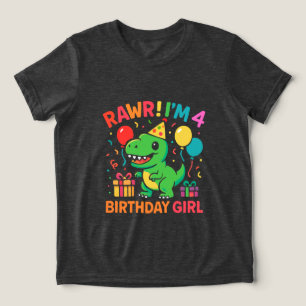 Rawr, eu sou a garota de aniversário do dinossauro