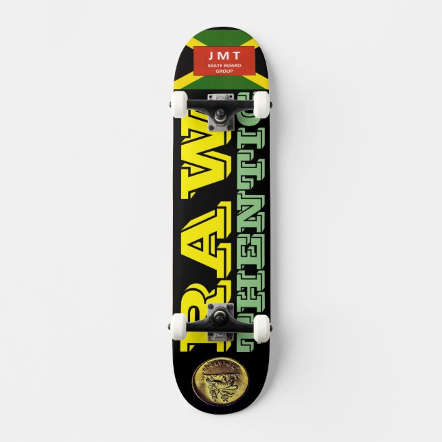 RAWTHENTIC  JMT Skateboard (Frente)
