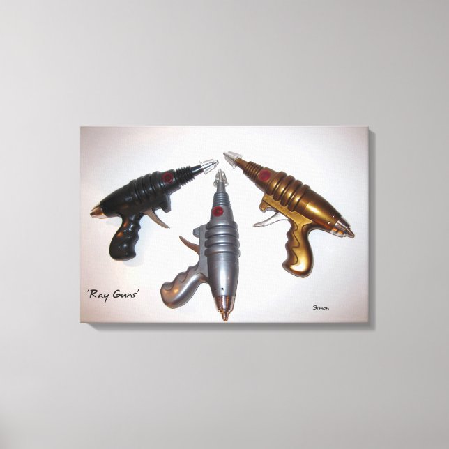 Ray Guns Art na Canvas (Frente)