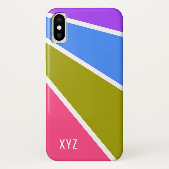 Rays Padrão capas de monograma personalizadas (Verso)