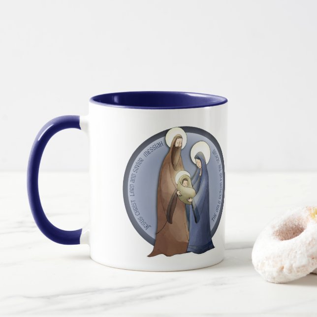 Razão de Jesus para a caneca de café da estação (Com Donut)