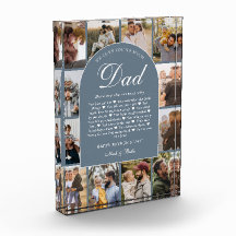 Razões Azuis pelas quais Amamos Você Papai Colagem