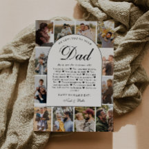 Razões pelas quais Amamos Você Papai Colagem de Fo