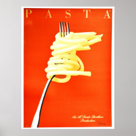 RAZZIA PASTA Al Dente Poster Art Art Style