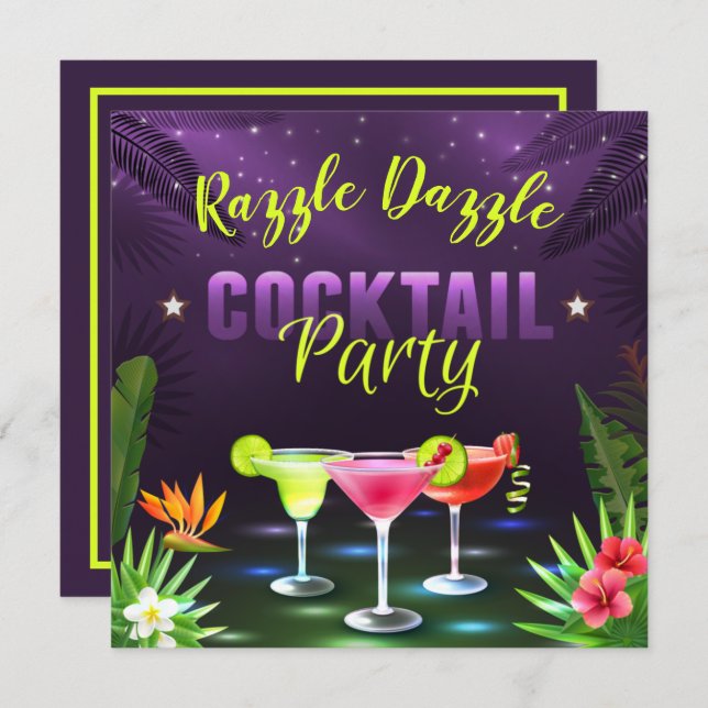 Razzle Dazzle Cocktail Mixer Mojito Party (Frente/Verso)