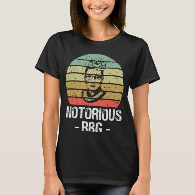 RBG notório - Camisa RGB, Ruth Bader Ginsburg (Frente)