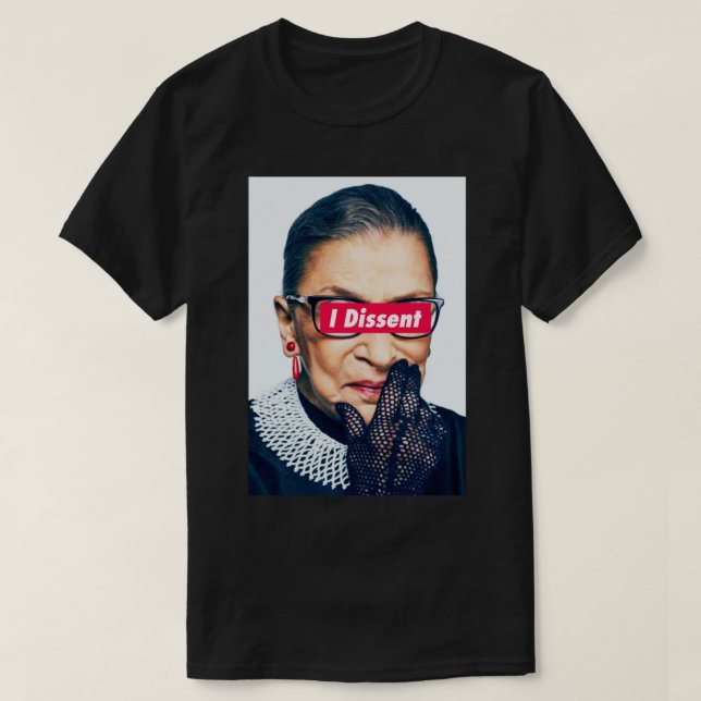 RBG notório - Eu Discordo da Camisa T Clássica (Frente do Design)
