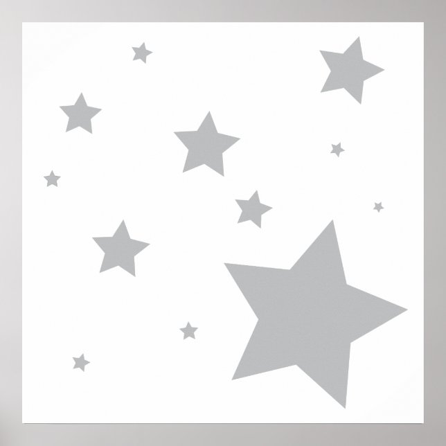 Reach for the Stars Nursery Art Decor Poster (Frente)