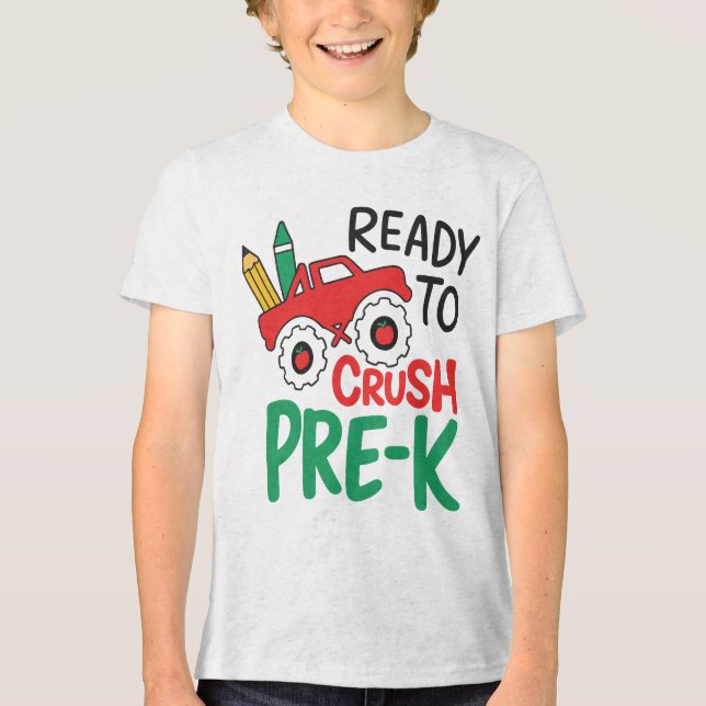 Ready to Crush Pre‑K Boys back to school (Frente)
