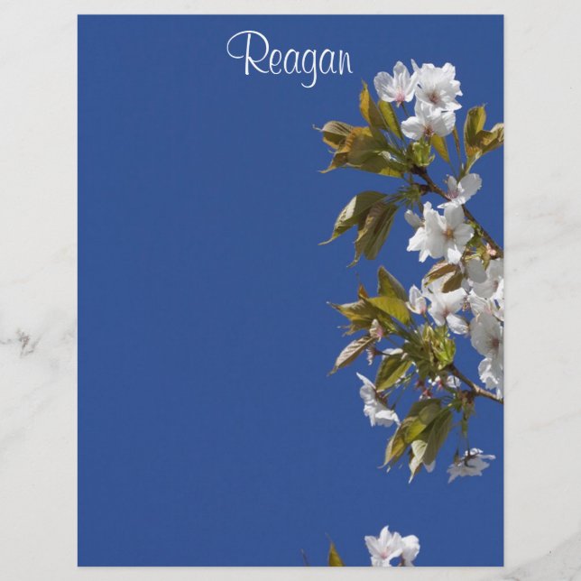 Reagan Blossom Letterhead (Frente)