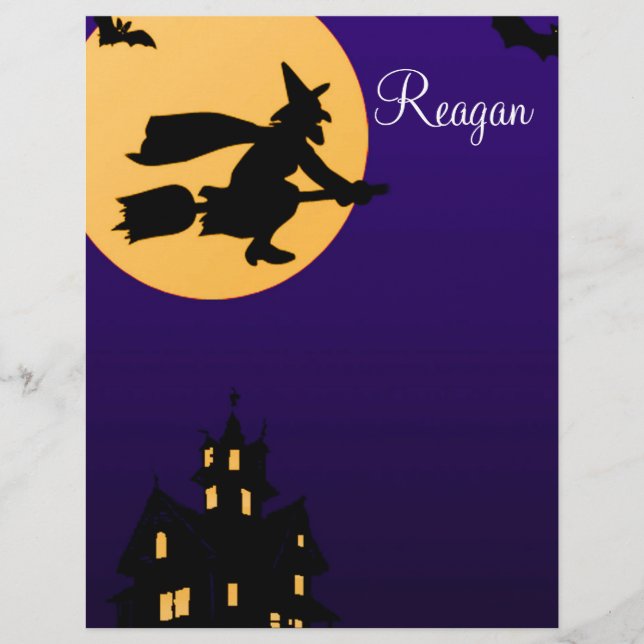 Reagan Halloween Letterhead (Frente)