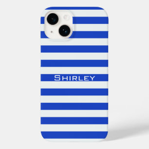 Real Blue Combination Stripes por Shirley Taylor