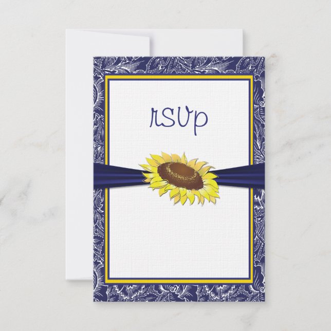 Real Blue e Yellow Sunflower Collection RSVP (Frente)