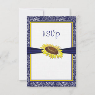 Real Blue e Yellow Sunflower Collection RSVP
