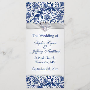 Real Blue Floreal Swirls no Programa Casamento de