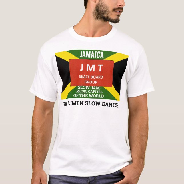 REAL HOMENS LENTO DANÇA Básica Camiseta Masculina (Frente)