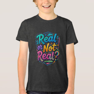 Real ou Não Real? Camiseta com Citação Provocativa