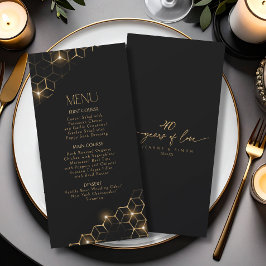 Realça a ID do menu Dourado do 40º aniversário1165