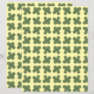 Realista, Whimsical Shamrocks Padrão