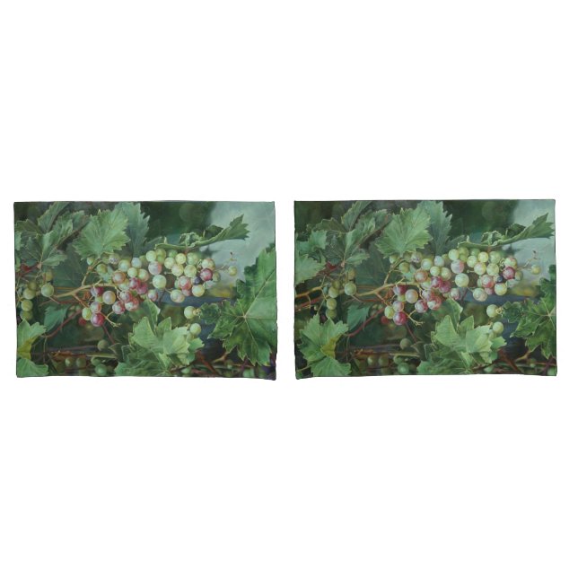 Realistic Grape Vine with Leaves – Fine Art (Frente - conjunto)