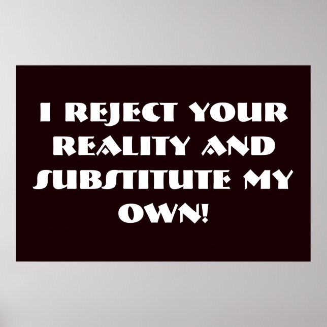 Reality Poster (Frente)