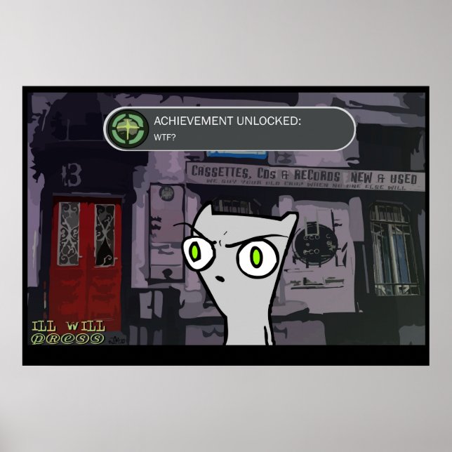 Realização desbloqueada: WTF? : Foamy Poster (Frente)