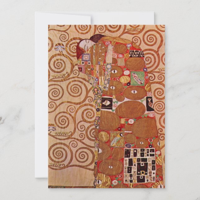 Realização por Gustav Klimt, Arte Nova Vintage (Frente)