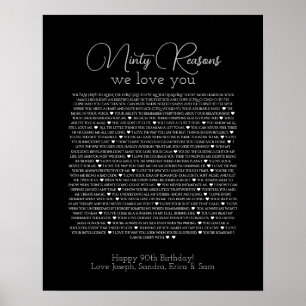 reason we love you poster Black 90