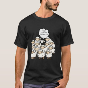 Rebanho Engraçado De Camiseta De Ovelhas Piadas Eu