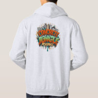 Rebelde da Selva de Concreto - Camisa Doce Hoodie