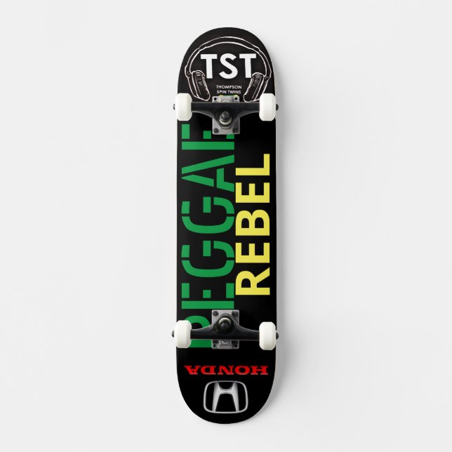REBELDE DE REGGAE Skateboard (Frente)