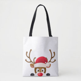 Rebelde Elegante com a bolsa de Santa Hat Tote