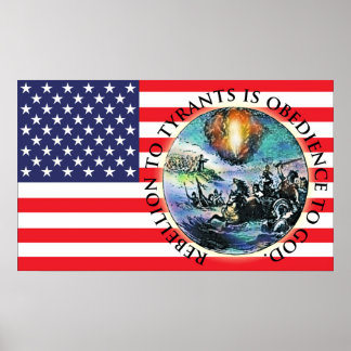 Rebelião de Posters de Sinalizador dos EUA