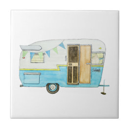 Reboque de acampamento Trivet do vintage