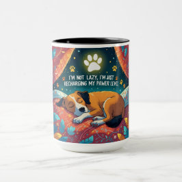 Recarregue Meu Nível de Pawer Caneca de Café Engra