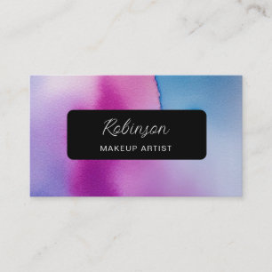 Recaxando Cartão de visita de Aquarela