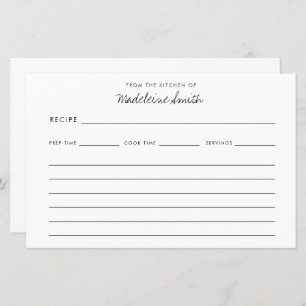 Recebe Script Moderno Da Placa De Receita Da Cozin