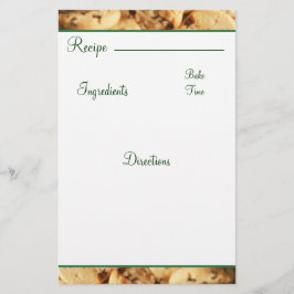 Receber Papel de carta de Cartão Chip Cookie de Ch